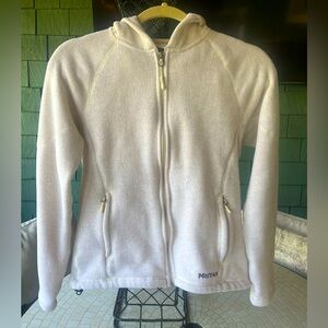 Marmot Women’s full zip fleece hoodie/jacket. Oatmeal Size S/P. Great condition